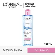 Nước tẩy trang dưỡng ẩm L’Oreal Paris Micellar Water 400ml