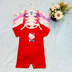 Set 5 áo liền quần dành cho bé gái BABY WEAR sơ sinh đến 12 tháng ( Màu ngẫu nhiên )