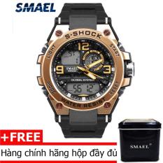 Đồng hồ thể thao nam SMAEL V07 chống nước tuyêt đối 50M hiện thị Led, dây cao su siêu bền