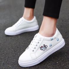 Giày thể thao thêu mèo cạnh