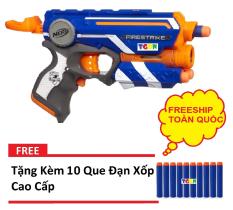 Đồ chơi trẻ em vận động Nerf Elite Firestrike có kèm đèn pin chiếu sáng ban đem và tặng thêm 10 que xốp tiêu chuẩn