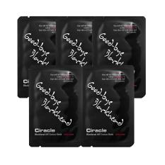 Combo 5 Mặt nạ Serum đẩy mụn đầu đen Ciracle Blackhead Off Cotton Mask (Ciracle Goodbye Blackhead)