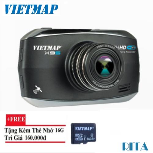 Camera hành trình Vietmap X9S GPS Wifi + Thẻ nhớ 16gb