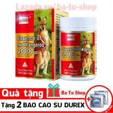 Viên uống sinh lý nam Costar Essence of Red Kangaroo 20800 Max (100 viên) Tặng 2 Bao Cao Su