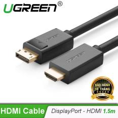 [Mới] Cáp chuyển đổi DISPLAYPORT sang HDMI 1080P dài 1.5M DP101 10239 (màu đen).