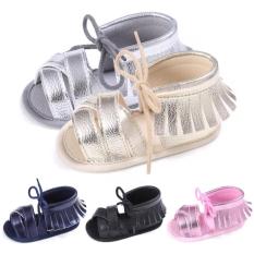 Sandal tập đi tua rua bé gái