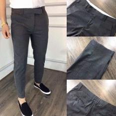 Quần ÂU NAM Hàn Quốc Màu Xám Đậm L.S – Store