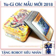 Bộ Thẻ Bài Magic YuGiOh Hộp Sắt 40 Lá + Tặng ROBOT Siêu Nhân (MAGIC.NHOM)
