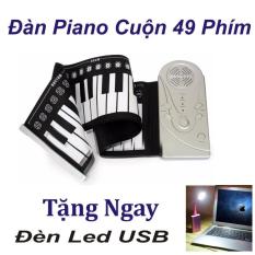 Đàn piano điện tử bàn phím cuộn dẻo 49 keys