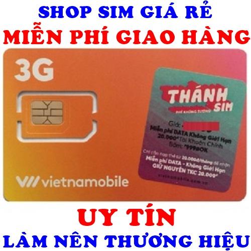 Thánh sim giá sỉ FREE 120GB, thánh sim giá rẻ nhất, thánh sim vietnamobile miễn phí 120 gb/ tháng