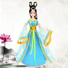 Búp Bê Cổ Trang Phục Xanh + Tặng Phụ Kiện 08 Món