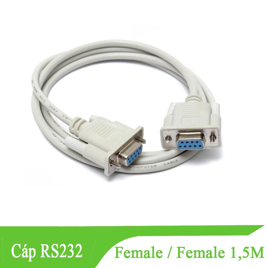 Dây cáp RS232 ( DB9) cáp com 9 chân female/female cable D-SUB 9 pin dài 3M F/F