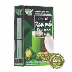 Sinh tố rau má đậu xanh cốt dừa Onelife- Hộp 6 gói