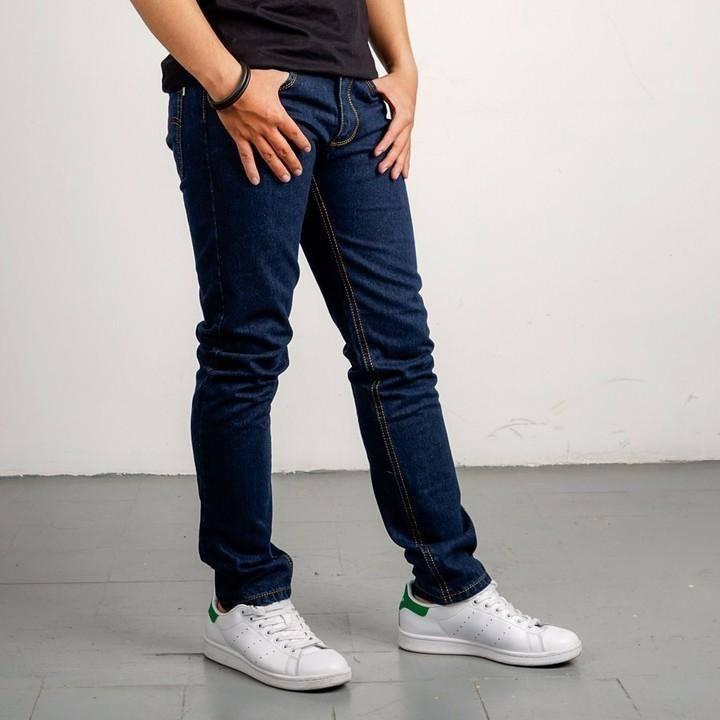 Quần Jean Nam Quần jeans thời trang - Thời trang xu hướng- Thời trang Evolpo (xanh đậm )