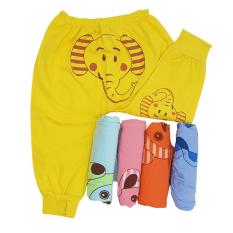 Quần thun cotton in hình thú cho trẻ em 0 – 3 tuổi thương hiệu Thái Hà Thịnh