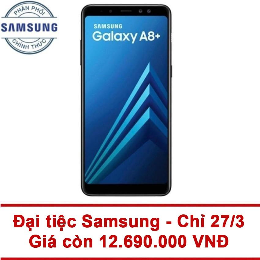 Samsung Galaxy A8+ 64Gb Ram 6Gb 6inch (Đen) - Hãng phân phối chính thức