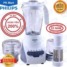 Máy xay sinh tố Philips HR2118 (Trắng) – Hàng công ty (Bảo hành 2 năm trên toàn quốc)