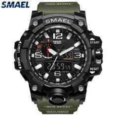 SMAEL Thương Hiệu Thể Thao Đồng Hồ Nam Thời Trang Quartz LED Kỹ Thuật Số Analog Đồng Hồ Điện Tử Men Đa Chức Năng Đồng Hồ Chống Thấm Nước