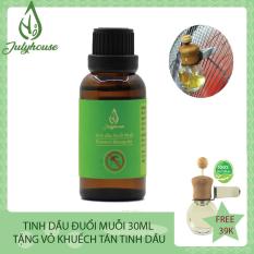 Tinh dầu đuổi muỗi nguyên chất Julyhouse 30 ml. Tắng kèm Vỏ Khuếch tán tinh dầu