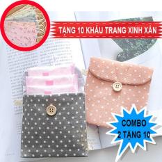 Combo 2 tampons bags. Get 10 masks
