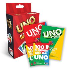 Combo UNO STORM BATTLE + 2 Gói bọc bài Uno