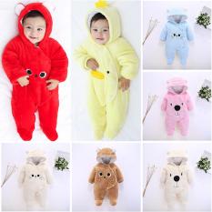 Bộ áo liền quần / Body nỉ bông mặc ấm mùa đông cho bé (Body ủ ấm Sleepsuit- Jumpsuit) MS:BDL33