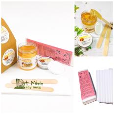 Combo Sáp Wax Triệt Lông vĩnh viễn + Giấy wax, chính hãng.