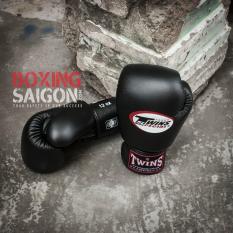 Găng tay Boxing Muay Thai Twins Thái Lan ( Đen )