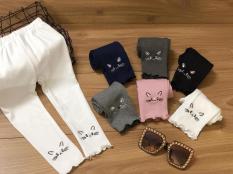 QUẦN LEGGING BÉ GÁI CHẤT COTTON LEN CO GIÃN THOẢI MÁI- MADE IN VIETNAM
