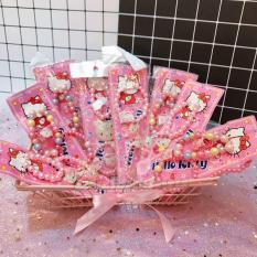Giao ngẫu nhiên 1 bộ dây chuyền , nhẫn và vòng tay hình Kitty màu hồng pha nhiều màu ngẫu nhiên siêu đáng yêu , dễ thương xinh xắn cho bé gái – NVTDCKT