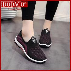 Women’s fashion shoes lazy DODACO DDC2025 (Black Red Purple Gray)