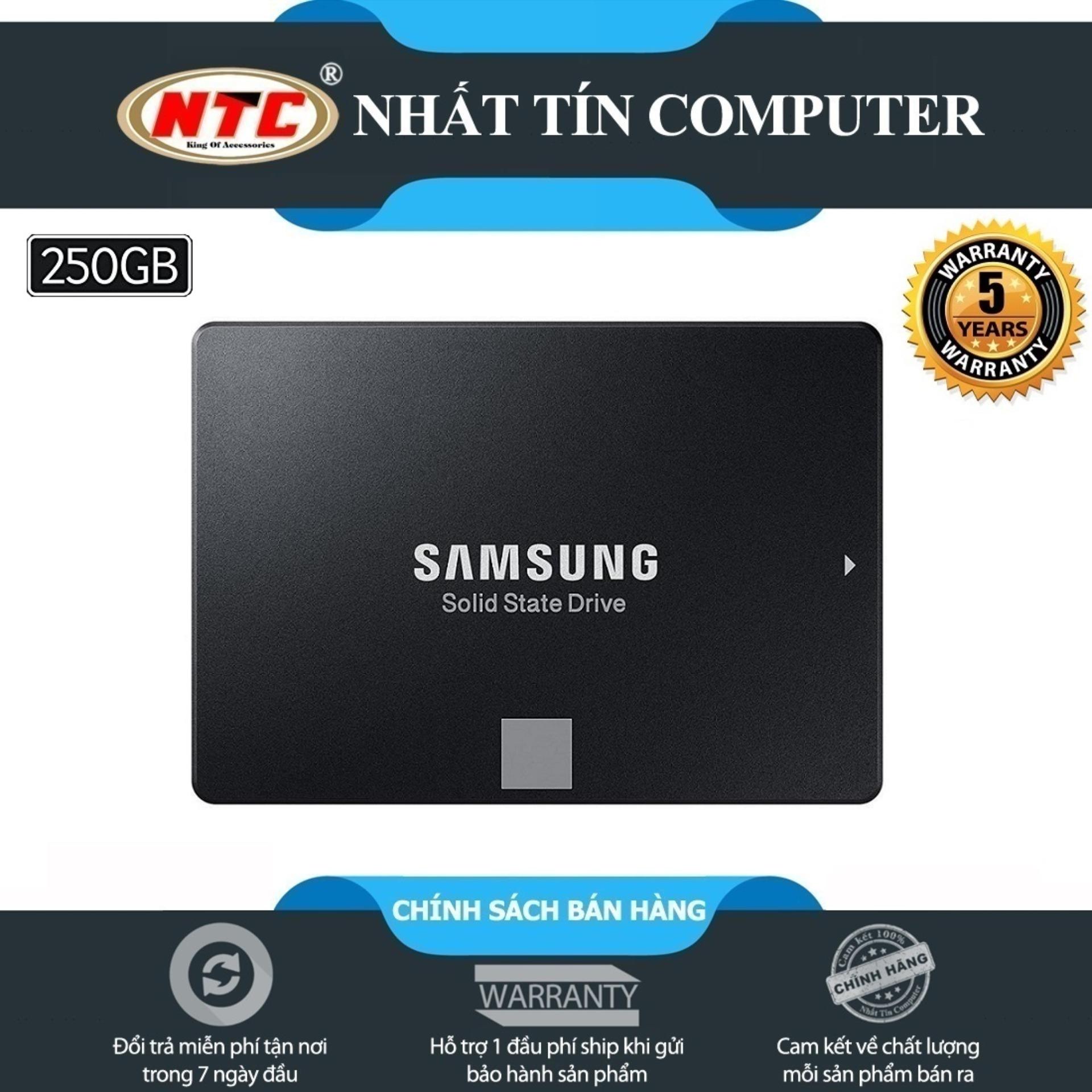 Ổ cứng SSD Samsung 860 Evo 250GB 2.5-Inch SATA III - box Hoa (Đen) - Bảo hành 5 năm