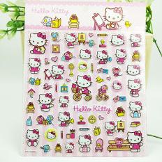 Hình dán sticker mèo Kitty 2 (dạng hình dập nổi 3D cứng)