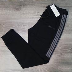 Quần jogger thể thao nam kết hợp sọc lưới năng động, cá tính