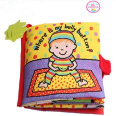 Sách vải nhận diện màu sắc WHERE IS MY BELLY BUTTON