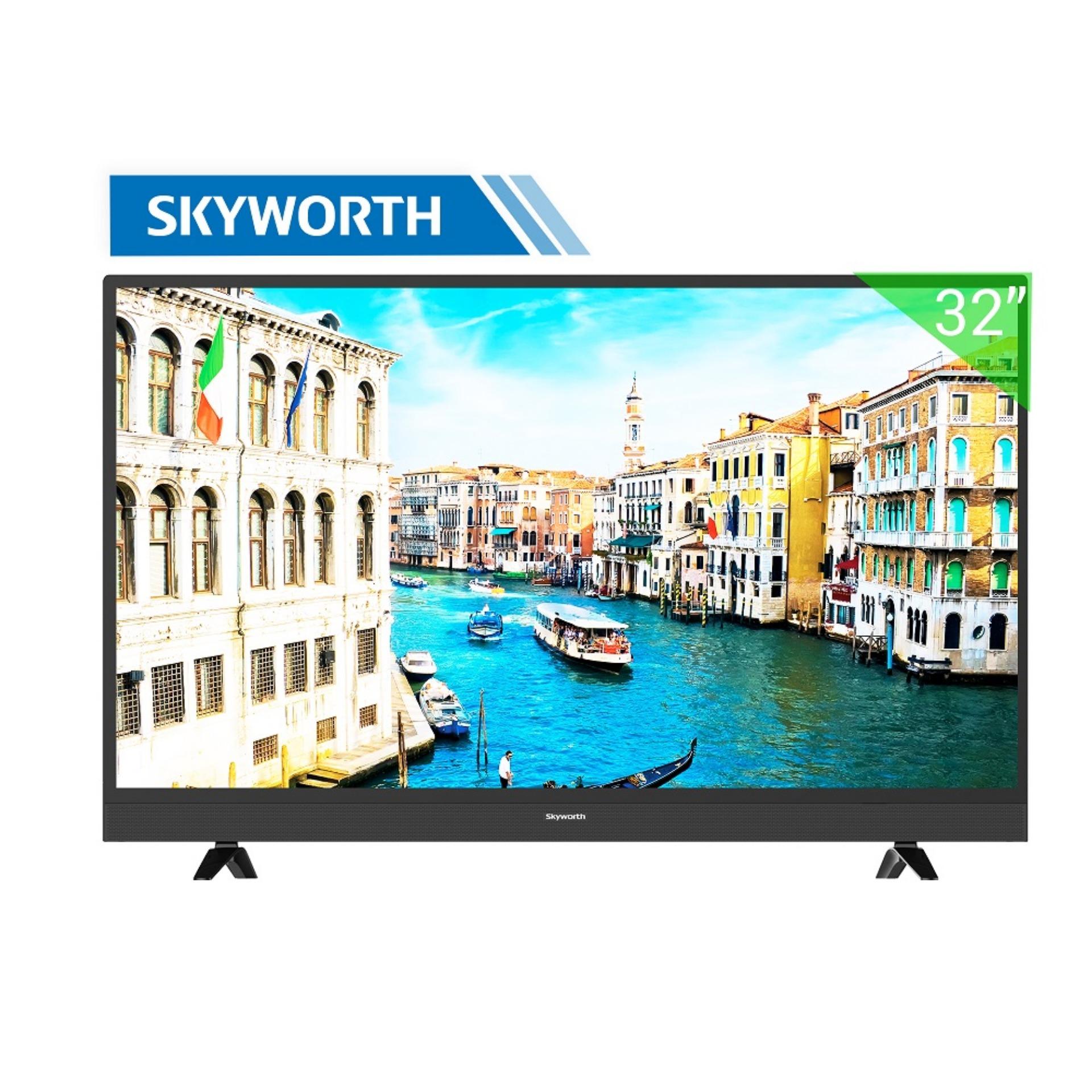 Smart TV Skyworth 32inch HD - Model 32S3A21T (Đen) - Hãng phân phối chính thức