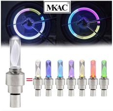 Bộ 2 Nắp van khí bánh xe có đèn LED nhiều màu sắc – LZ MKAC