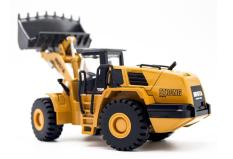 Mô hình xe xúc lật kim loại tỉ lệ 1:50 đồ chơi xe công trình