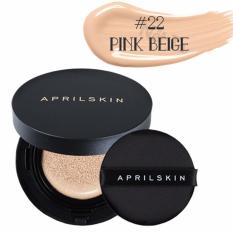 Phấn nước April Skin Magic Snow Cushion 2.0 SPF50+ PA+++ 15g màu 22 Pink Beige – Da sáng hồng