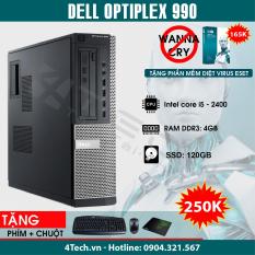 Máy Tính Đồng Bộ Dell Optiplex 990 Intel Core i5-2400, Ram 4GB, SSD 120GB – Mua 1 Tặng 10.