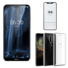 Nokia X6 64GB Ram 4GB (Đen) – ShopOnline24 + Cường lực 5D Full màn + Ốp lưng – Hàng nhập khẩu