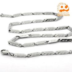 Dây chuyền nam inox cao cấp phong cách không đen giá rẻ HCM A10 ( 3mm)