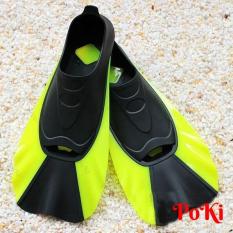 Chân nhái lặn biển HY88 – YELLOW, chân vịt lặn biển, chất liệu silicone ôm chân thoải mái vận động, hàng thể thao chuyên dụng cao cấp – POKI