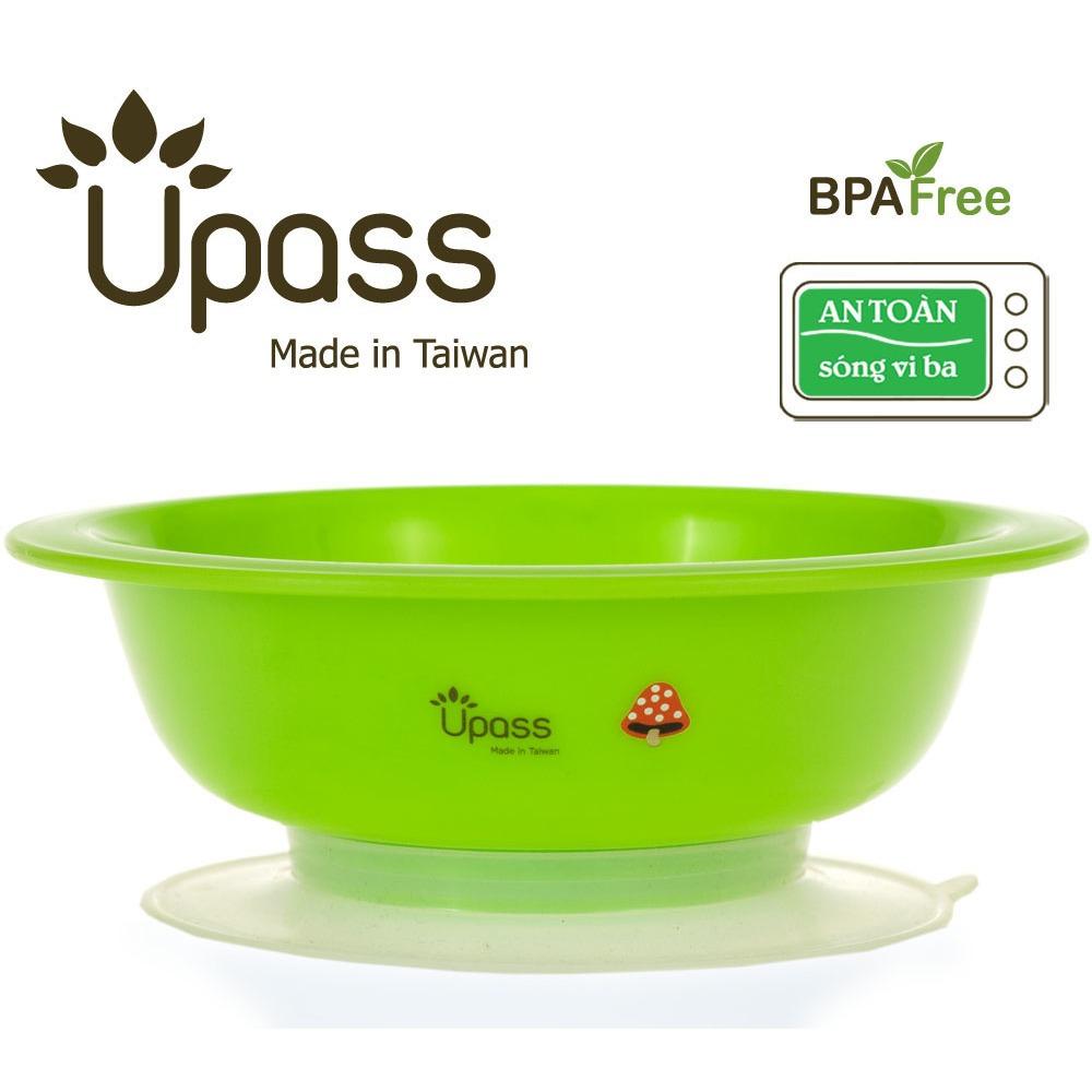 Bát ăn dặm 3 giai đoạn không BPA có đế hút chân không-dùng được trong lò vi sóng Upass UP5024Y-màu...