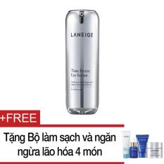 Tinh chất ngăn ngừa lão hóa vùng mắt Laneige Time Freeze Eye Serum 20ml + Tặng bộ làm sạch và ngăn ngừa lão hóa Laneige 4 món