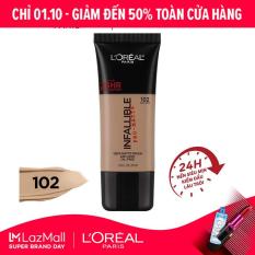Kem nền mịn lì lâu trôi 24h L’Oreal Paris Infallible Pro-matte