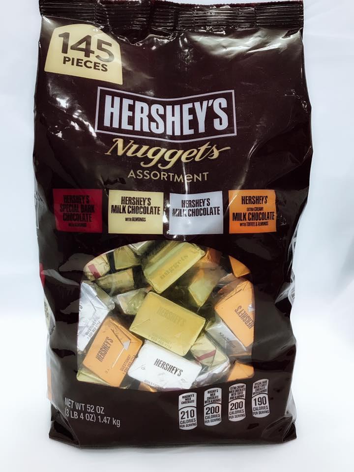 Chocolate hạnh nhân Hershey's Nuggets 145 viên - 1,47kg - MỸ