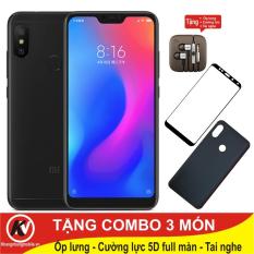 Xiaomi Redmi 6 Pro, Redmi 6Pro, Redmi6Pro 32GB Ram 3GB Kim Nhung + Ốp lưng + Cường lực 5D full màn + Tai nghe