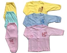 Combo 3 quần, 3 áo sơ sinh tay dài Thái Hà Thịnh