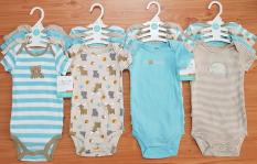 Set 4 bodysuit tay ngắn cho bé